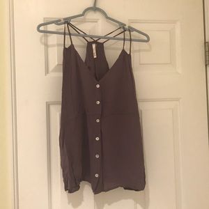 Bjewel strappy tank top size medium